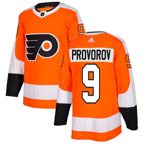 Adidas Men Philadelphia Flyers #9 Ivan Provorov Orange Home Authentic Stitched NHL Jersey->pittsburgh penguins->NHL Jersey